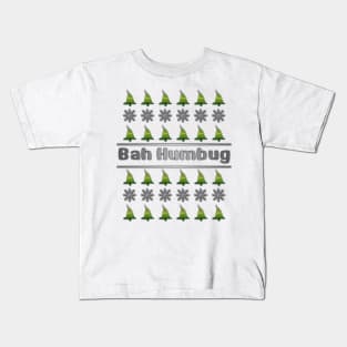 Ugly Christmas Bah Humbug Kids T-Shirt